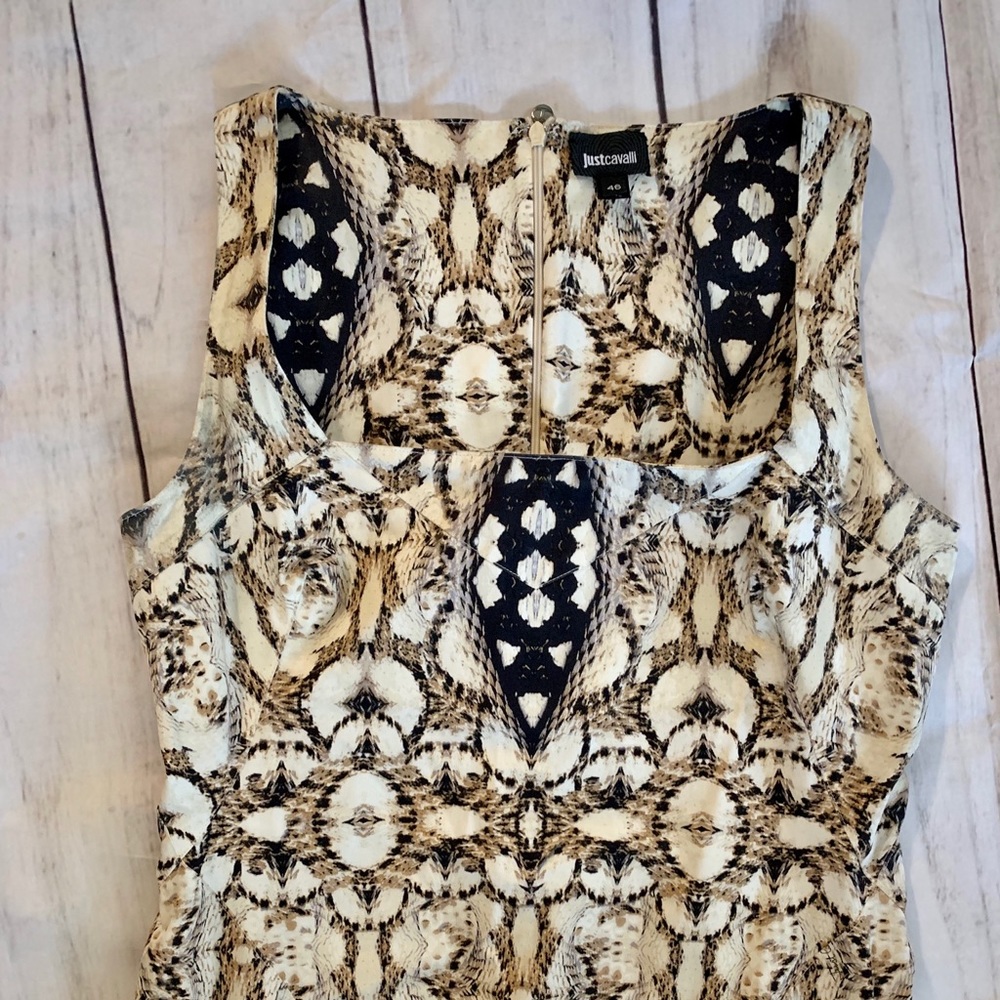 JustCavalli Alligator Dress